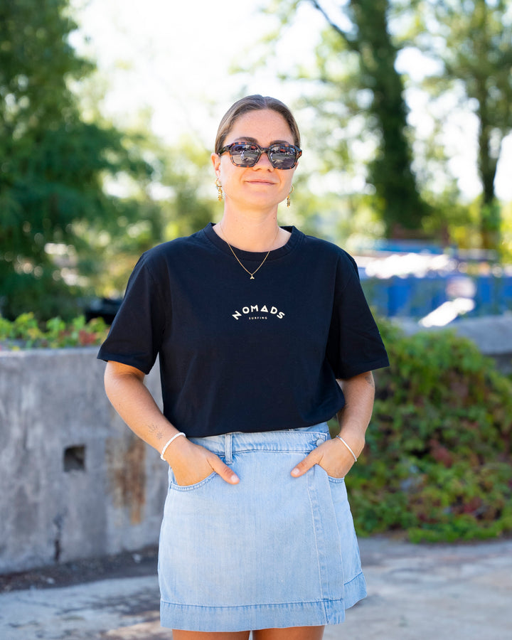 Schwarzes Herren-T-Shirt No Ocean B