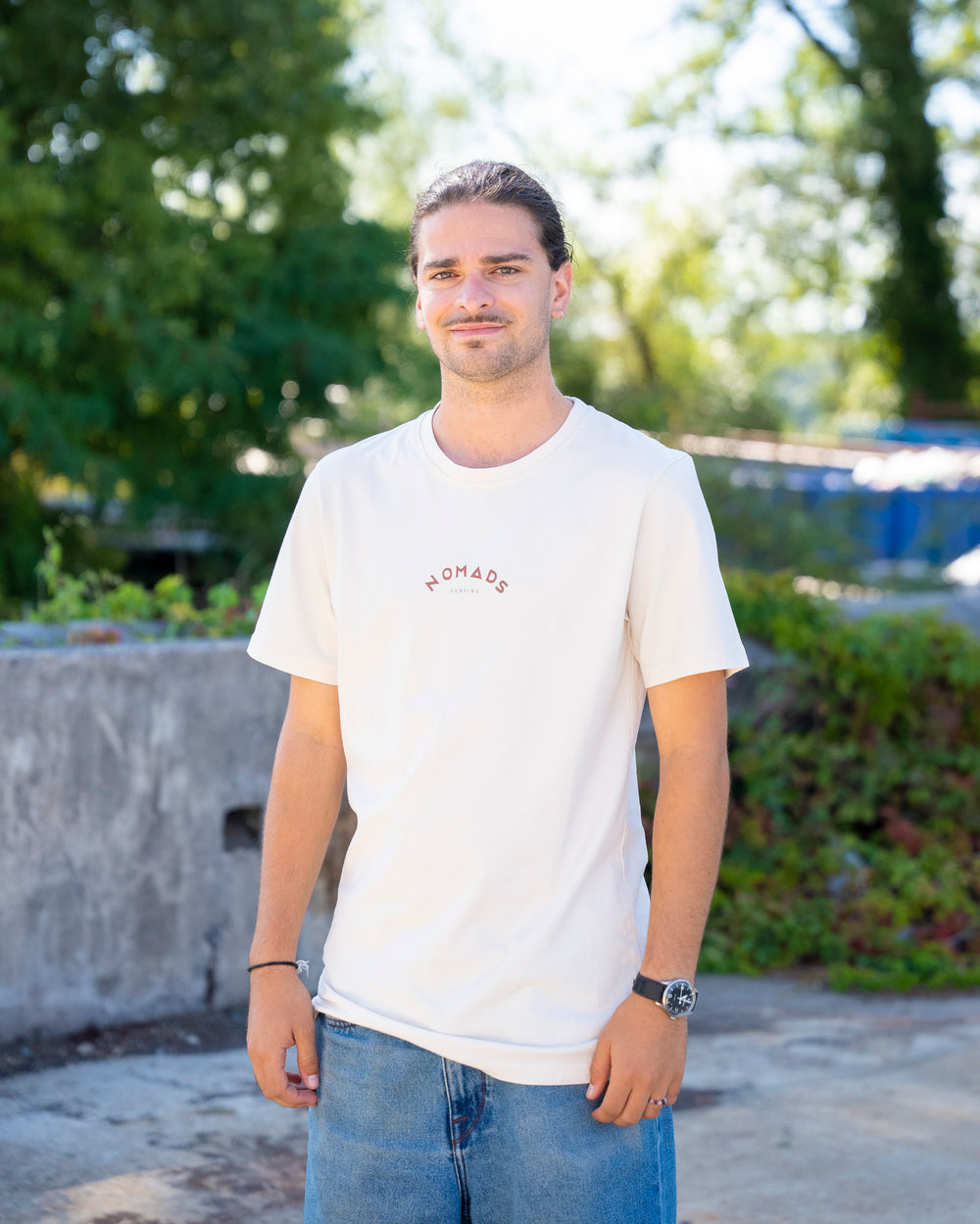 Schwarzes Herren-T-Shirt No Ocean B