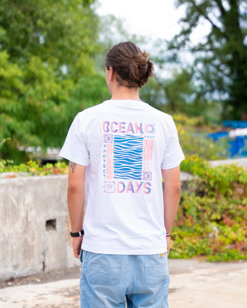 Schwarzes Herren-T-Shirt No Ocean B