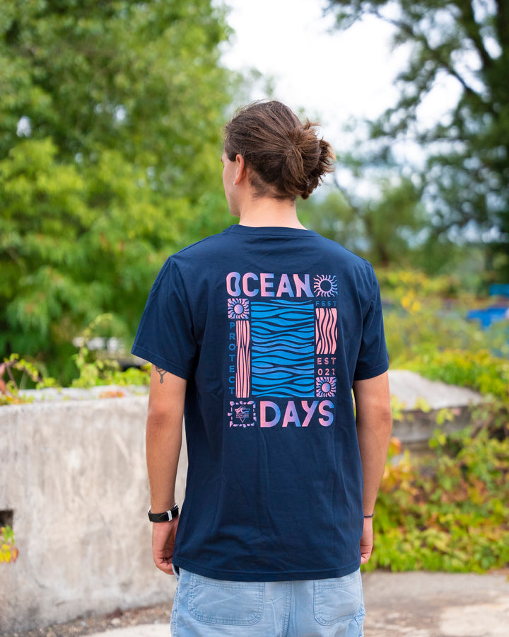 Schwarzes Herren-T-Shirt No Ocean B
