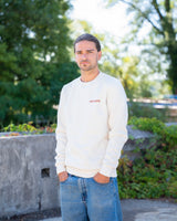 Men's Crew Neck Sweatshirt, Ecru