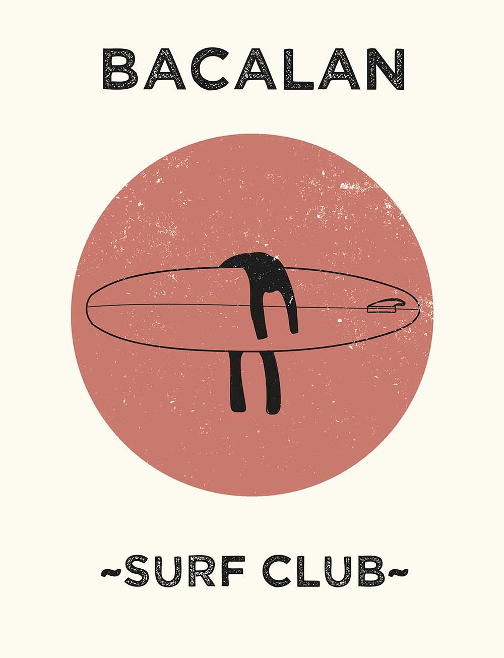 Affiche "Bacalan surf club"