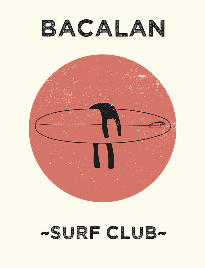 Plakat "Bacalan Surf Club"