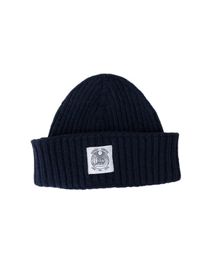 Blaue Beaniemütze Made in France - Unisex
