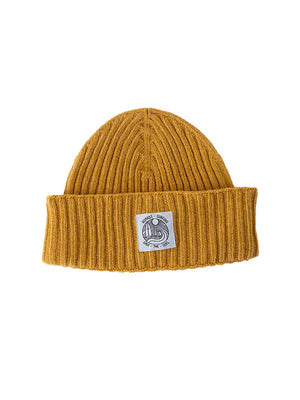 Gelbe Beanie-Mütze „Made in France“ – Unisex