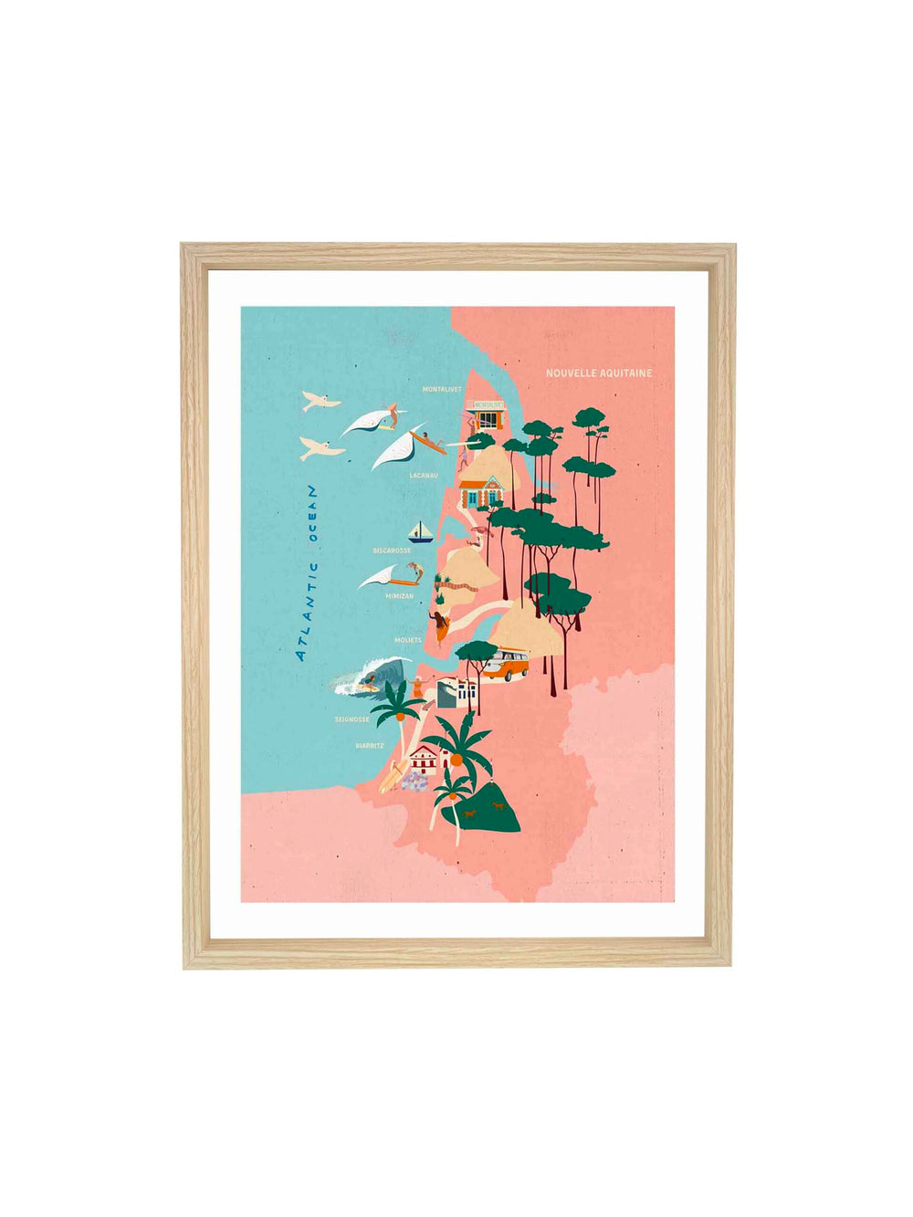 Affiche Surf spots