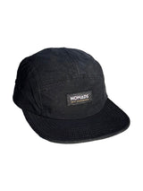 Schwarze 5-Panel-Kappe