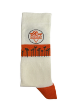 Stadtsocken mit Palmen