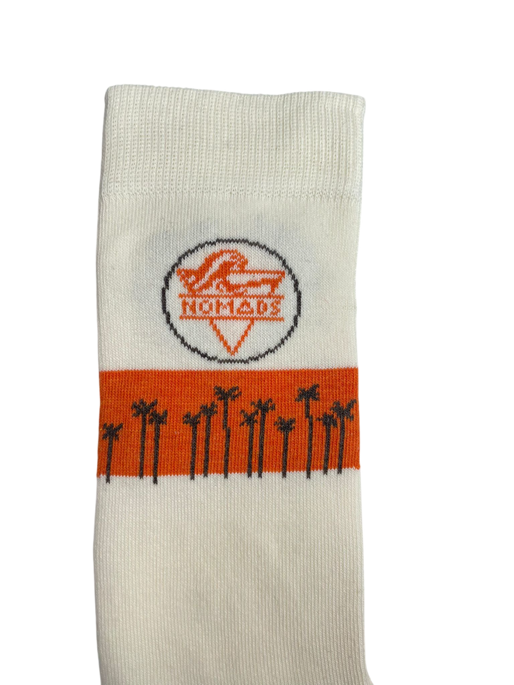 Stadtsocken mit Palmen