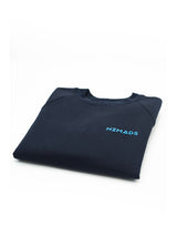 Marineblaues Sweatshirt mit Rundhalsausschnitt für Damen