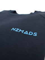 Marineblaues Sweatshirt mit Rundhalsausschnitt für Damen