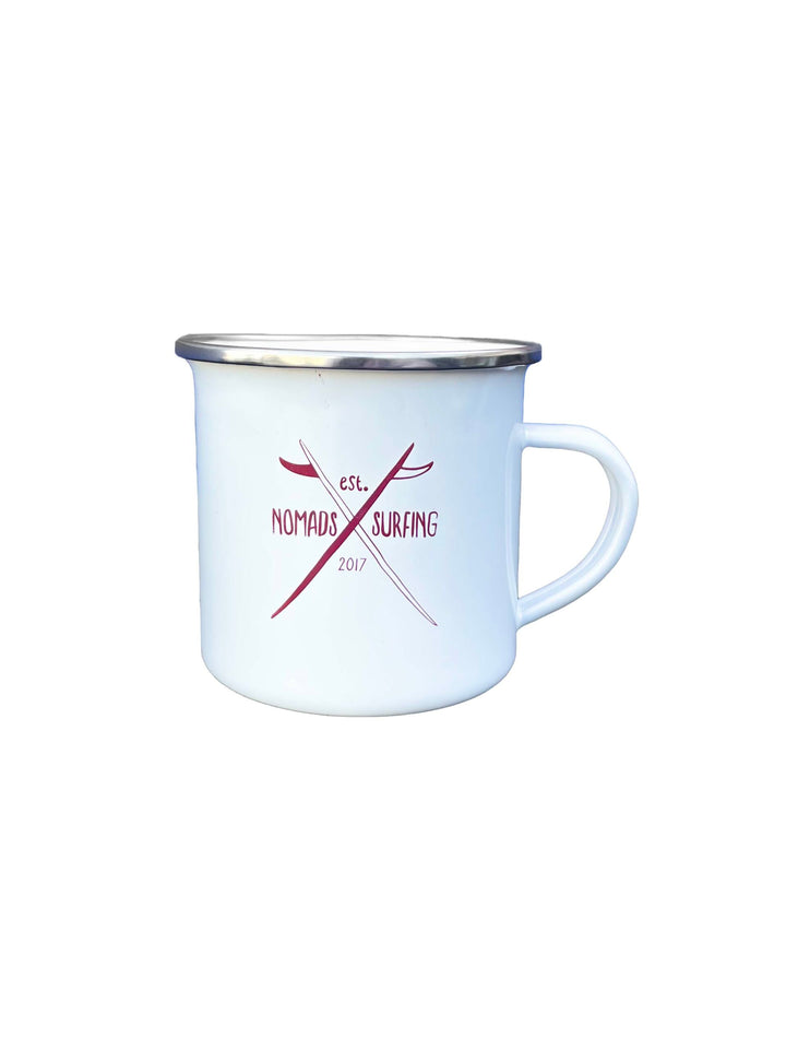 Emaille-Becher „Nomads Surfing“