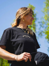 Schwarzes Damen-T-Shirt No Ocean B - 2024