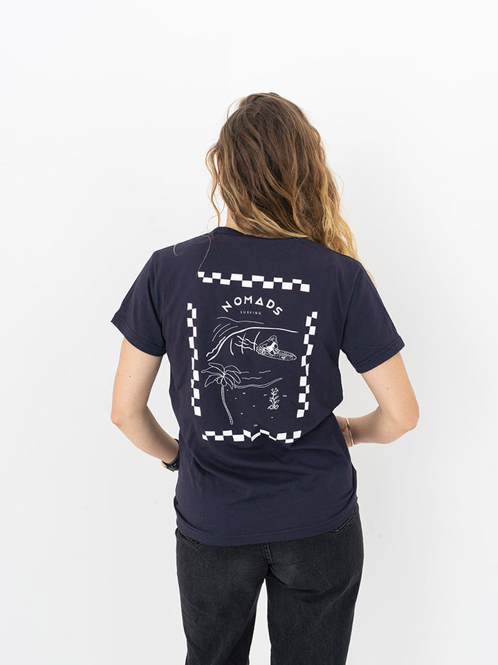 Damen-T-Shirt in Surfblau – 2024