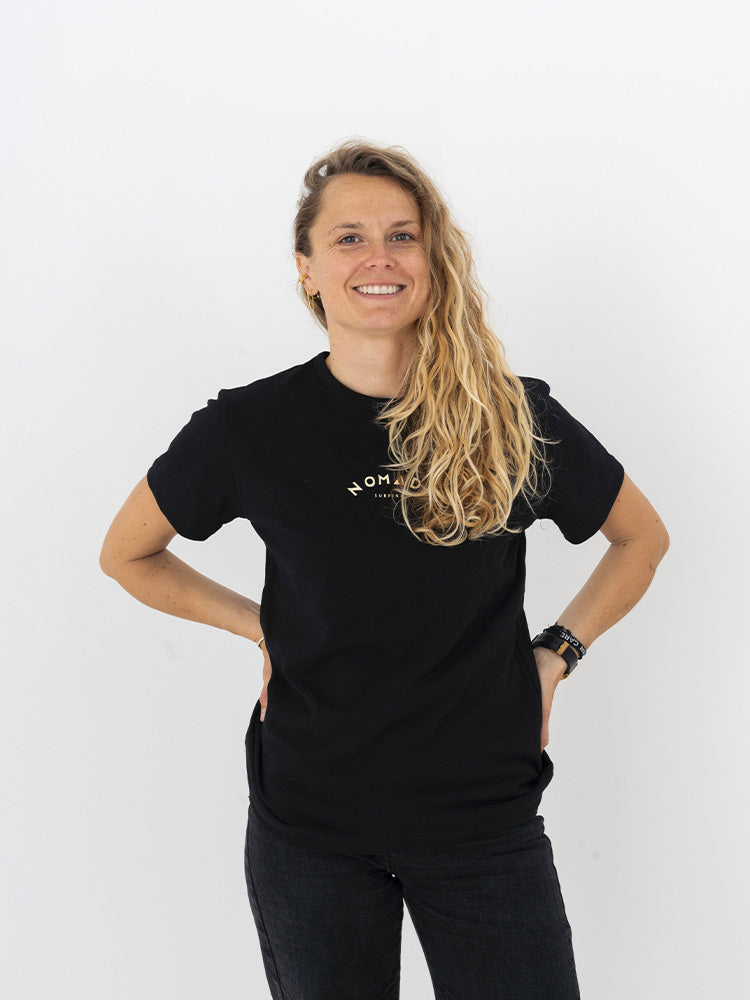 Schwarzes Damen-T-Shirt No Ocean B - 2024