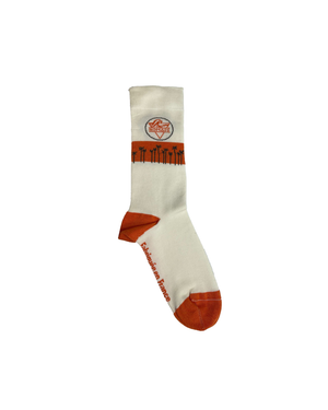 Stadtsocken mit Palmen