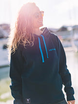 Marineblauer Hoodie für Damen